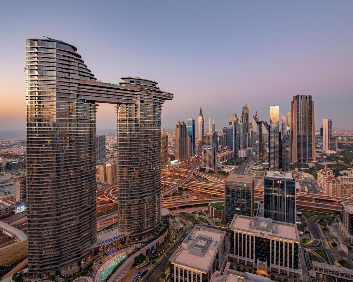 First Class 2Br With Full Dubai Skyline & Sea View Exterior photo