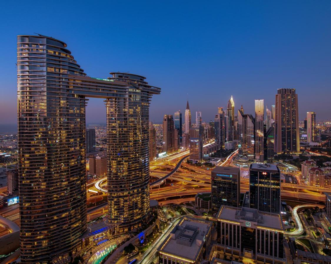 First Class 2Br With Full Dubai Skyline & Sea View Exterior photo