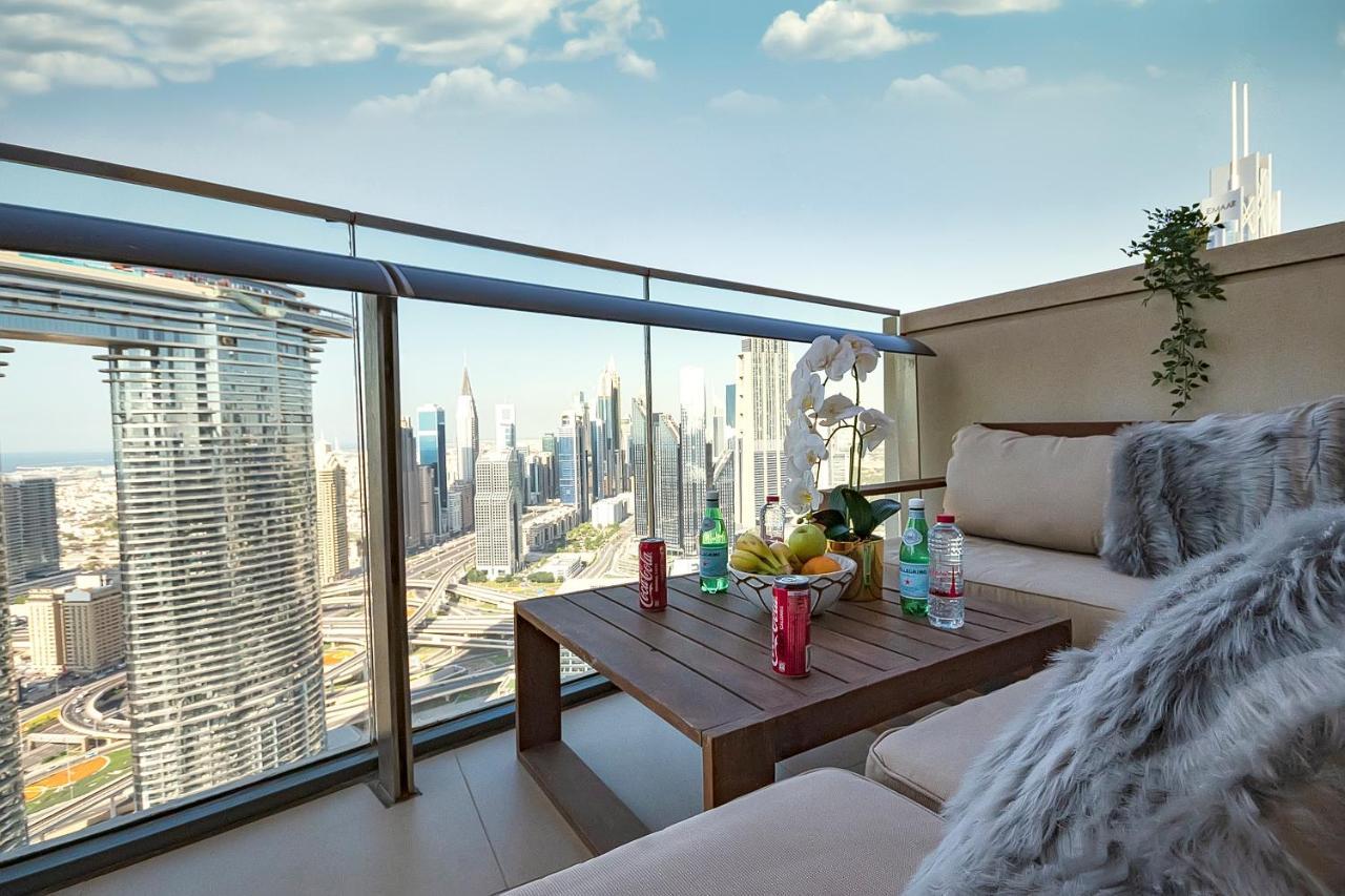 First Class 2Br With Full Dubai Skyline & Sea View Exterior photo